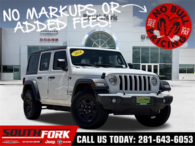 2018 Jeep Wrangler Unlimited Sport